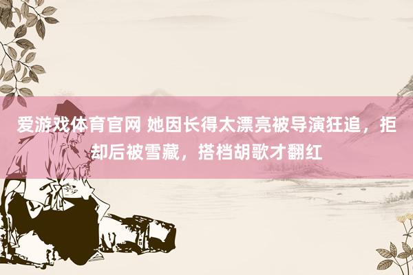 爱游戏体育官网 她因长得太漂亮被导演狂追,拒却后被雪藏,搭档胡歌才翻红